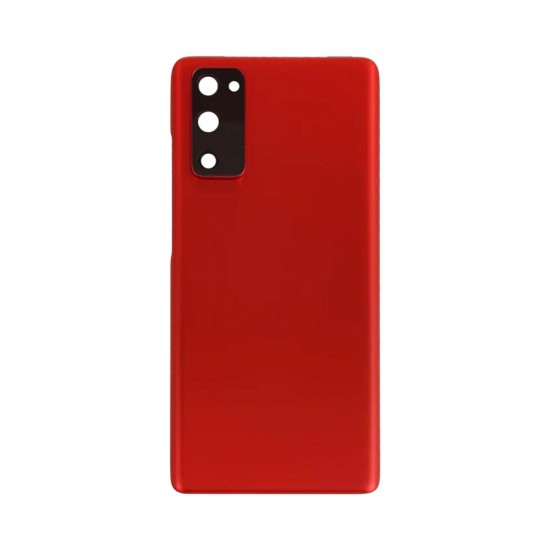 Back Cover+Camera Lens Samsung Galaxy S20 FE 5G/G781 Red Back Cover+Camera Lens Samsung Galaxy S20 FE 5G/G781 Red